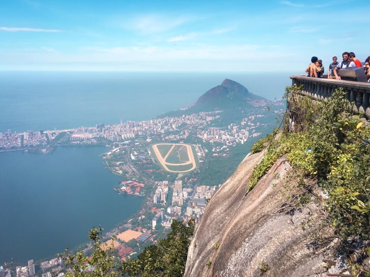 One of the best things to do in Rio de Janeiro is to visit the Christ the Redeemer statue and enjoy spectacular views over the city 