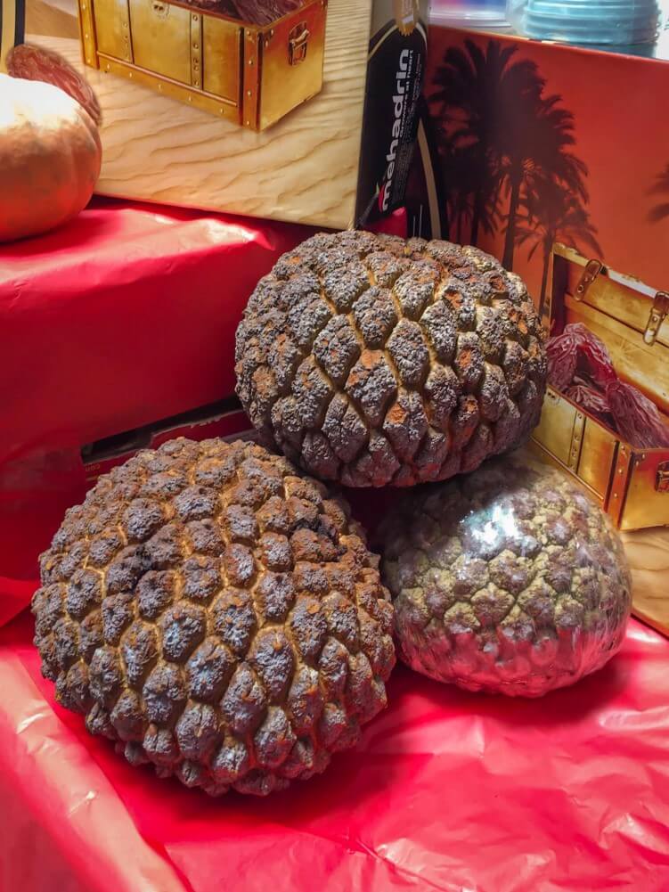 exotic fruit at a market in Sao Paulo