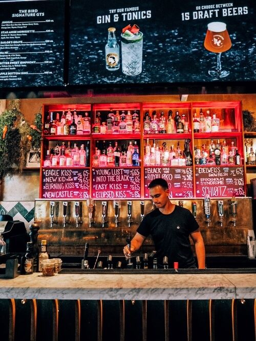 The Bird gin and tonic bar