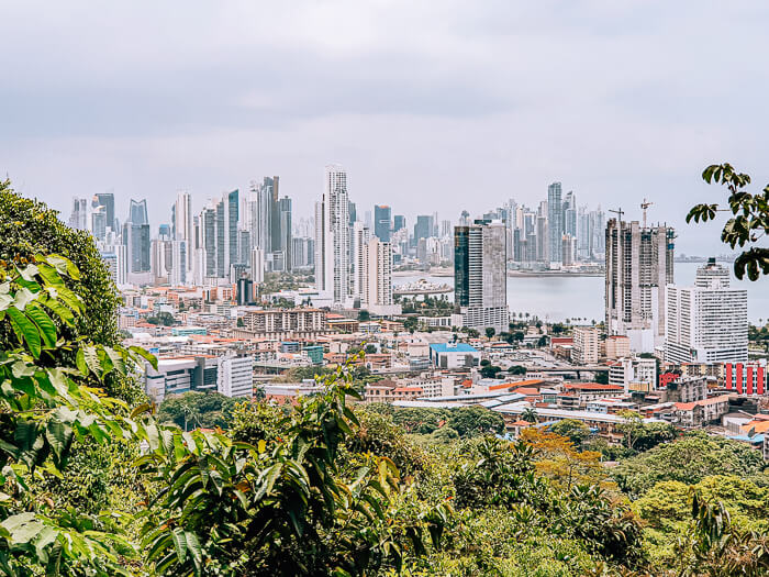 panoramic view from Cerro Ancon or the Ancon hill