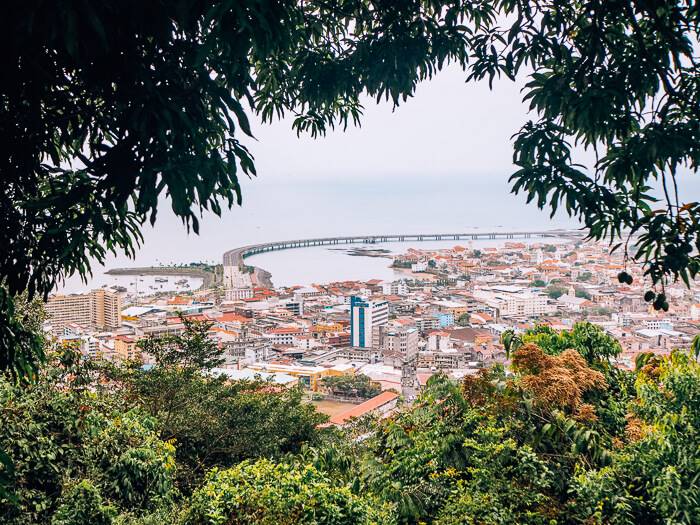 View from Cerro Ancon hike, one of the best things to do in Panama City for nature lovers