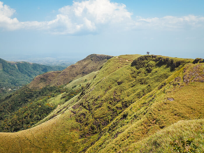 Green hills of La India Dormida mountain in El Valle de Anton, one of the best places for hiking in Panama