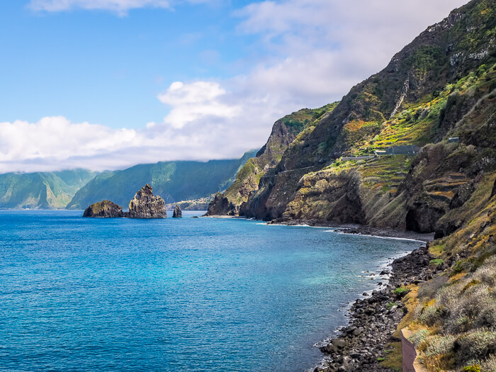 The dramatic green cliffs on the north coast of Madeira are a mandatory part of every Madeira itinerary