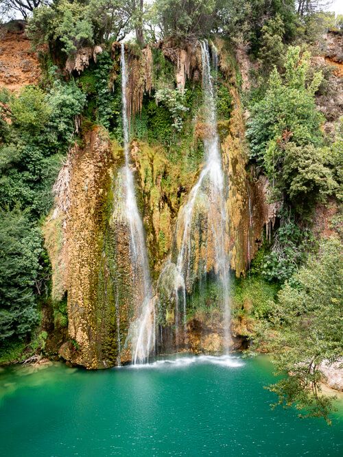 The dreamy waterfall and emerald pool of Cascade de Sillans, a hidden gem to add to your Provence itinerary