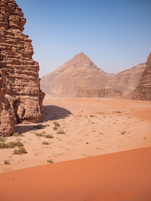 The red sand dunes and rugged mountains of Wadi Rum should be a part of every 10-day Jordan itinerary