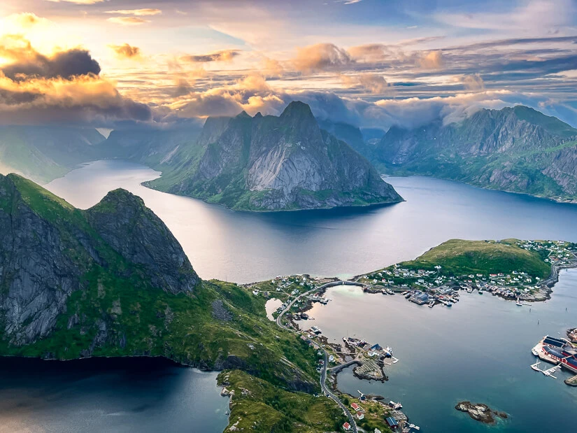 Reine Lofoten Island Norway Bridge Reine Lofoten Island Norway Bridge